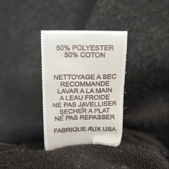 🔥ABSOLUTE FINAL💲⬇️Lauren Moshi Black Cold Shoulder Silver Hand✌️, Size L~EUC - Picture 12 of 13